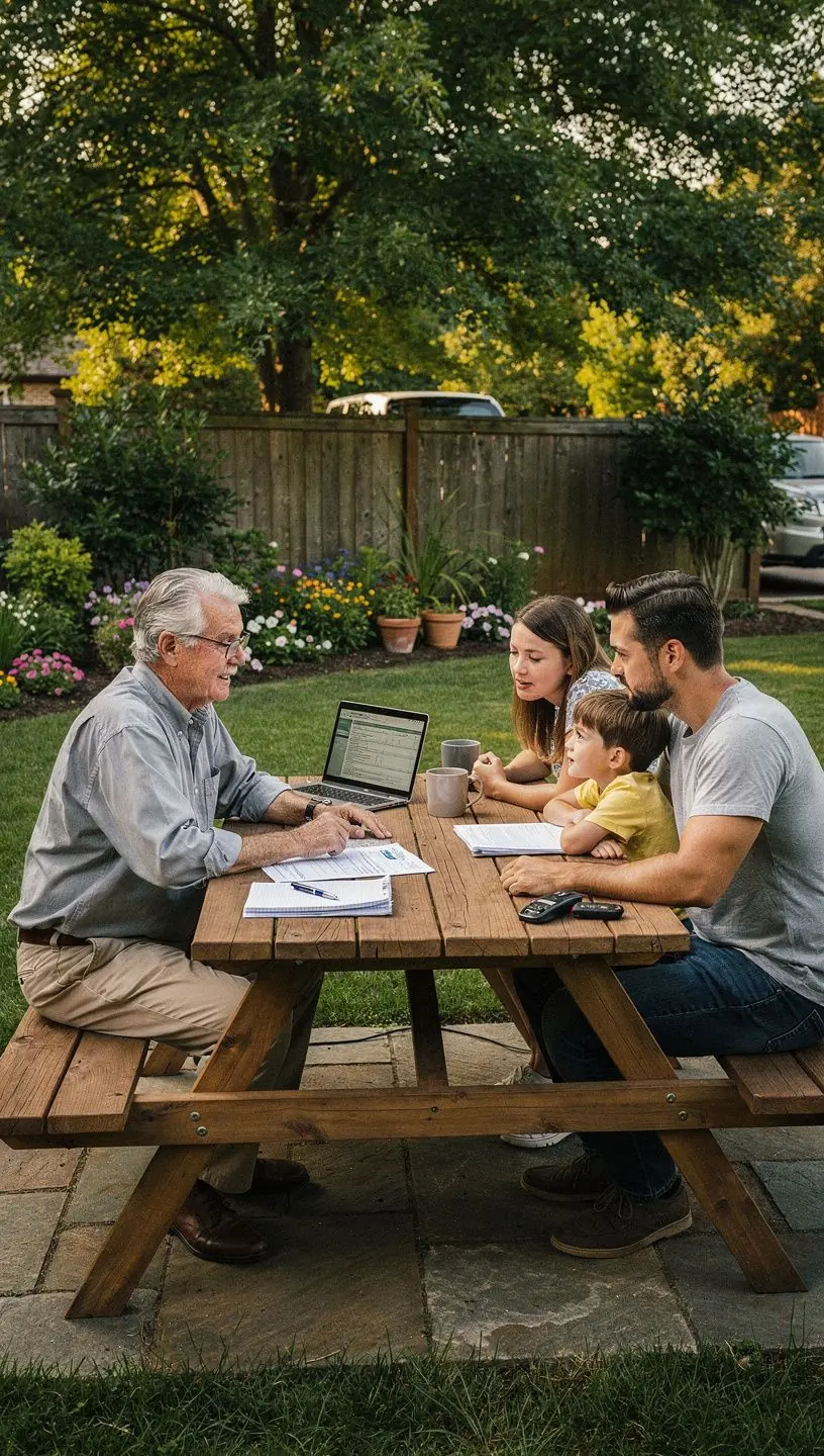 Stół obsługi roszczeń z dokumentami i długopisem, gotowy do pomocy klientom.