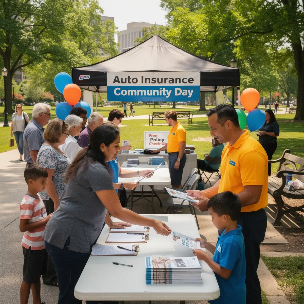 Klient rozmawiający z pracownikiem biura ubezpieczeń o możliwościach zmiany polisy.